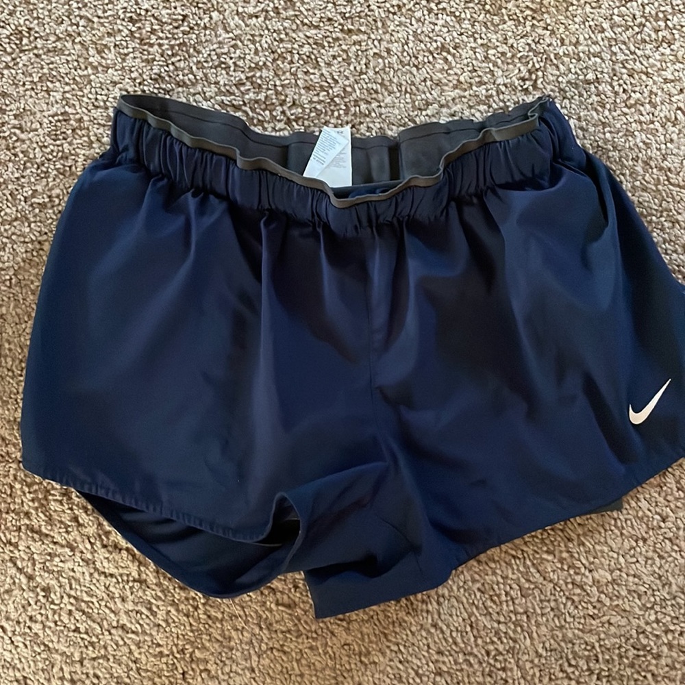 Nike navy blue shorts size small